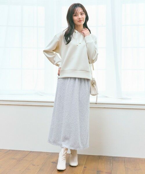 Feroux / フェルゥ ミニ・ひざ丈スカート | シャギーナロー スカート | 詳細12