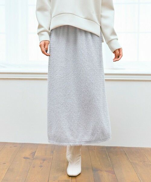 Feroux / フェルゥ ミニ・ひざ丈スカート | シャギーナロー スカート | 詳細14