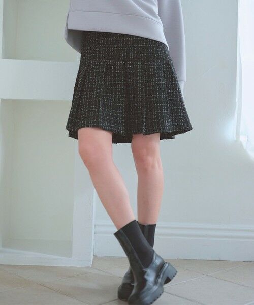 Feroux / フェルゥ ロング・マキシ丈スカート | プリーツミニ スカート(ブラック系1)