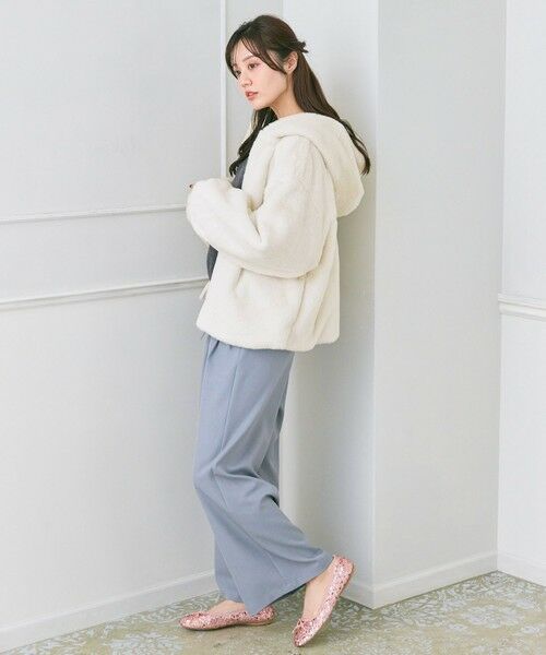 Feroux / フェルゥ その他アウター | フード付きフェイクファー パーカー | 詳細2