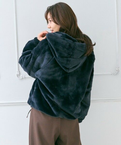 Feroux / フェルゥ その他アウター | フード付きフェイクファー パーカー | 詳細11