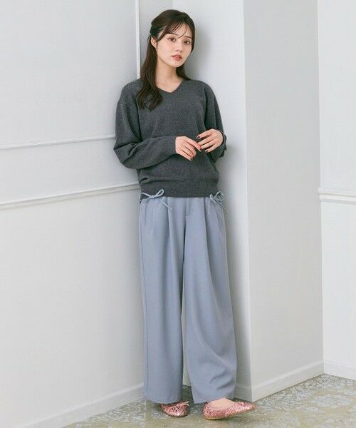 Feroux / フェルゥ ニット・セーター | Vネックニットプルオーバー | 詳細3