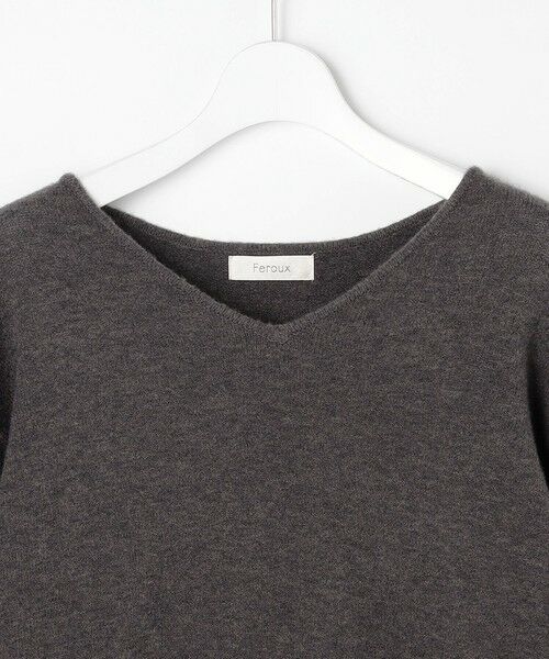Feroux / フェルゥ ニット・セーター | Vネックニットプルオーバー | 詳細6