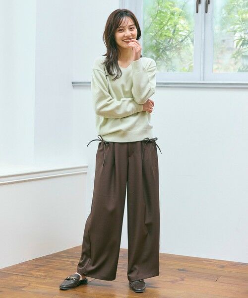 Feroux / フェルゥ ニット・セーター | Vネックニットプルオーバー | 詳細12