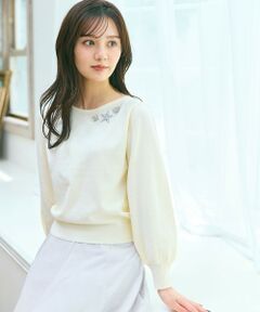 Feroux / フェルゥ ニット・セーター | ブローチデザインニット プルオーバー