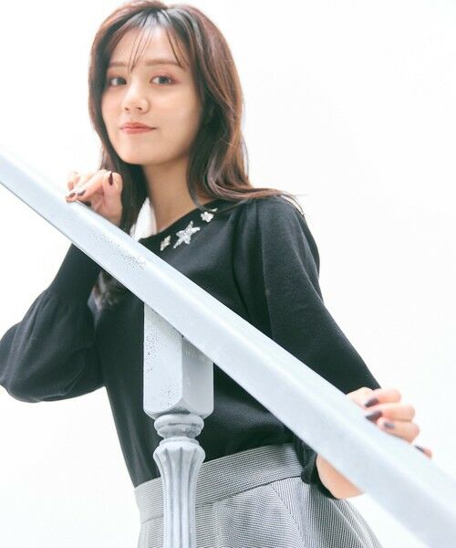 Feroux / フェルゥ ニット・セーター | ブローチデザインニット プルオーバー | 詳細18