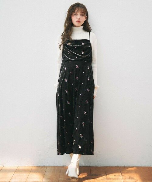 Feroux / フェルゥ ニット・セーター | パールボタン リブタートル ニット | 詳細2