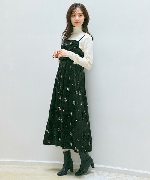 Feroux / フェルゥ ニット・セーター | パールボタン リブタートル ニット | 詳細4