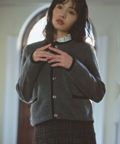 Feroux / フェルゥ ニット・セーター | ブークレー ニット ジャケット