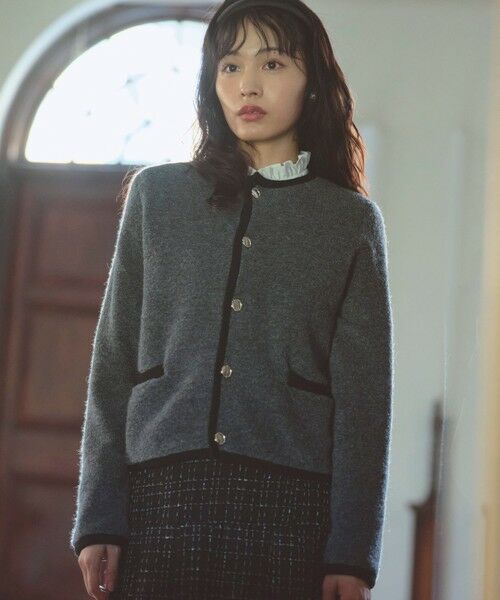 Feroux / フェルゥ ニット・セーター | ブークレー ニット ジャケット | 詳細7