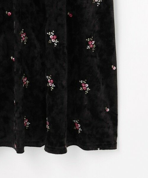 Feroux / フェルゥ ドレス | 刺繍入りベロアキャミソール ワンピース | 詳細13