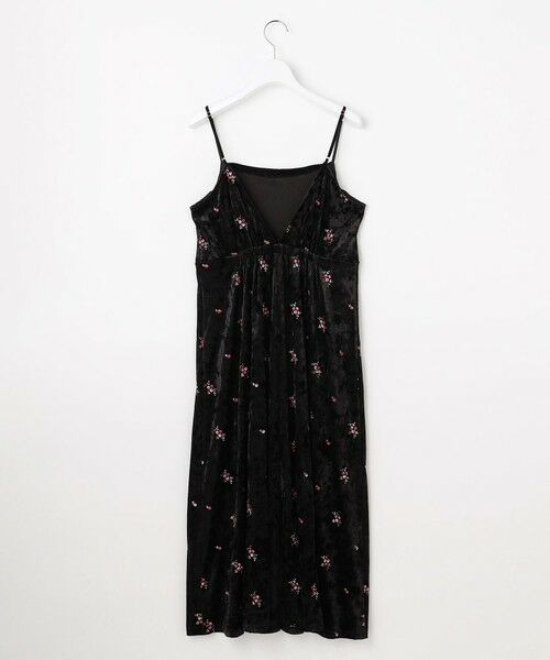 Feroux / フェルゥ ドレス | 刺繍入りベロアキャミソール ワンピース | 詳細15