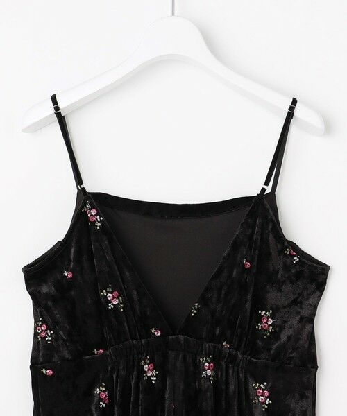 Feroux / フェルゥ ドレス | 刺繍入りベロアキャミソール ワンピース | 詳細16