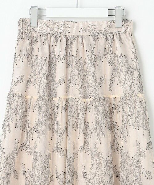 Feroux / フェルゥ セットアップ | ニット×ティアードレース スカート | 詳細18