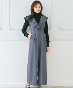 Feroux / フェルゥ サロペット・オールインワン | フリルデザイン サロペット パンツ