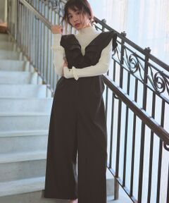 Feroux / フェルゥ サロペット・オールインワン | フリルデザイン サロペット パンツ