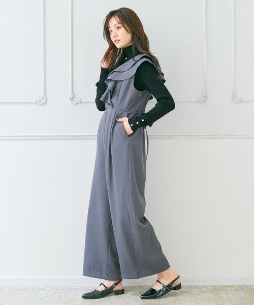 Feroux / フェルゥ サロペット・オールインワン | フリルデザイン サロペット パンツ | 詳細2