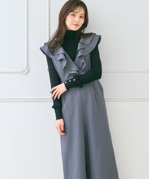 Feroux / フェルゥ サロペット・オールインワン | フリルデザイン サロペット パンツ | 詳細4