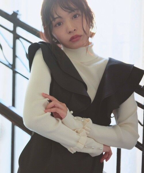 Feroux / フェルゥ サロペット・オールインワン | フリルデザイン サロペット パンツ | 詳細16