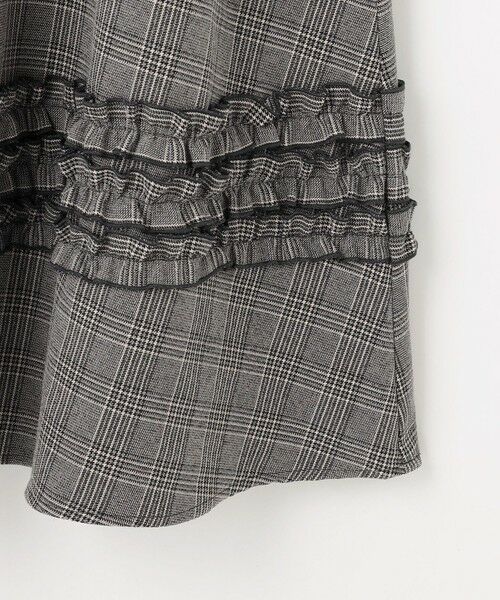 Feroux / フェルゥ ミニ・ひざ丈スカート | フレアギャザーチェック スカート | 詳細9