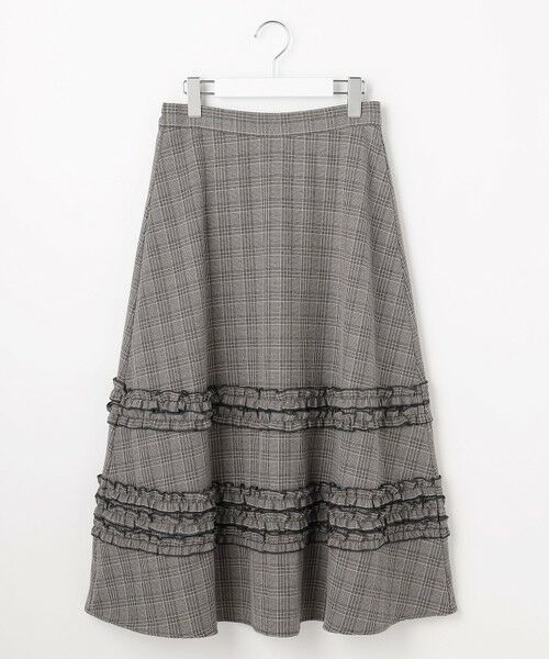 Feroux / フェルゥ ミニ・ひざ丈スカート | フレアギャザーチェック スカート | 詳細13