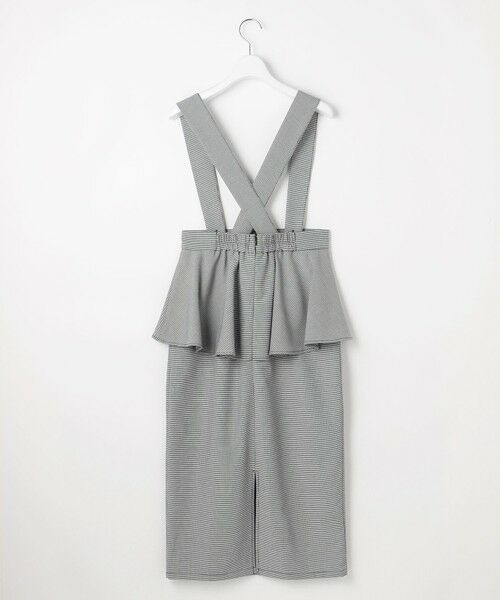 Feroux / フェルゥ ミニ・ひざ丈スカート | 【2WAY】サス付きペプラムデザイン スカート | 詳細5