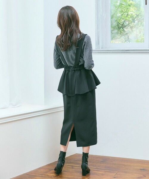 Feroux / フェルゥ ミニ・ひざ丈スカート | 【2WAY】サス付きペプラムデザイン スカート | 詳細20