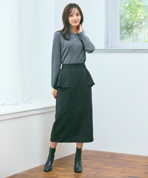 Feroux / フェルゥ ミニ・ひざ丈スカート | 【2WAY】サス付きペプラムデザイン スカート | 詳細21