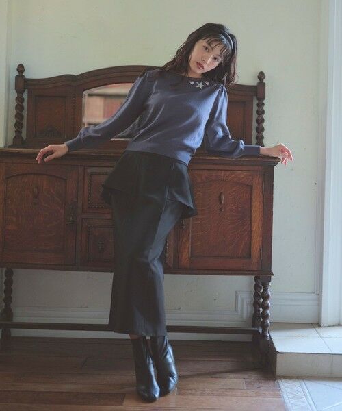 Feroux / フェルゥ ミニ・ひざ丈スカート | 【2WAY】サス付きペプラムデザイン スカート | 詳細16