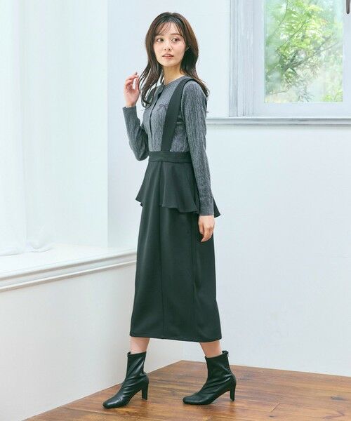 Feroux / フェルゥ ミニ・ひざ丈スカート | 【2WAY】サス付きペプラムデザイン スカート | 詳細19