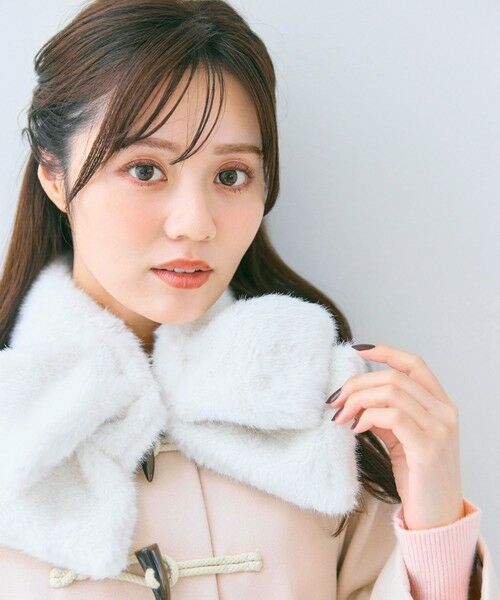 Feroux / フェルゥ マフラー・ショール・スヌード・ストール | リボンファー ティペット | 詳細4