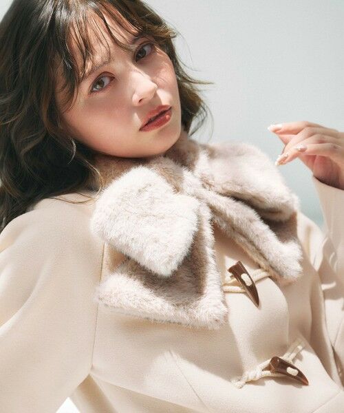 Feroux / フェルゥ マフラー・ショール・スヌード・ストール | リボンファー ティペット | 詳細7