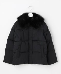 Feroux / フェルゥ ダウンジャケット・ベスト | ファーカラー付き・ダウン見え中綿 ジャケット