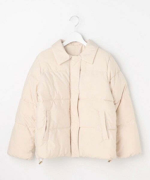 Feroux / フェルゥ ダウンジャケット・ベスト | ファーカラー付き・ダウン見え中綿 ジャケット | 詳細3