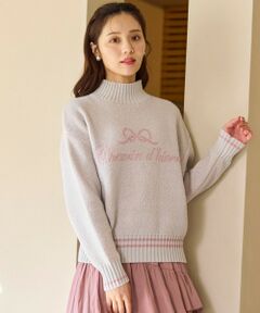 レタードハイネック プルオーバー