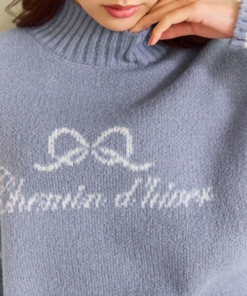 Feroux / フェルゥ ニット・セーター | レタードハイネック プルオーバー | 詳細7