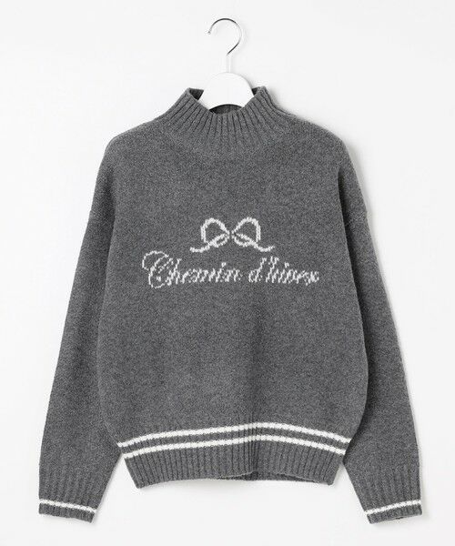 Feroux / フェルゥ ニット・セーター | レタードハイネック プルオーバー | 詳細17