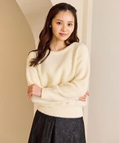 Feroux / フェルゥ ニット・セーター | パール付きシャギー ニット