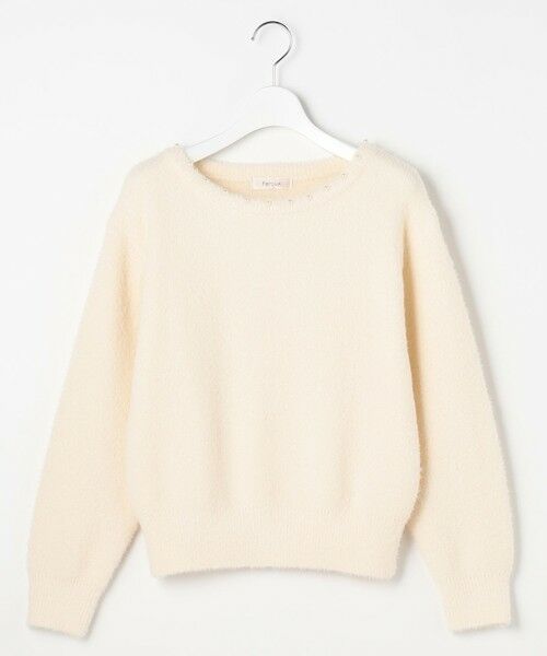 Feroux / フェルゥ ニット・セーター | パール付きシャギー ニット | 詳細4