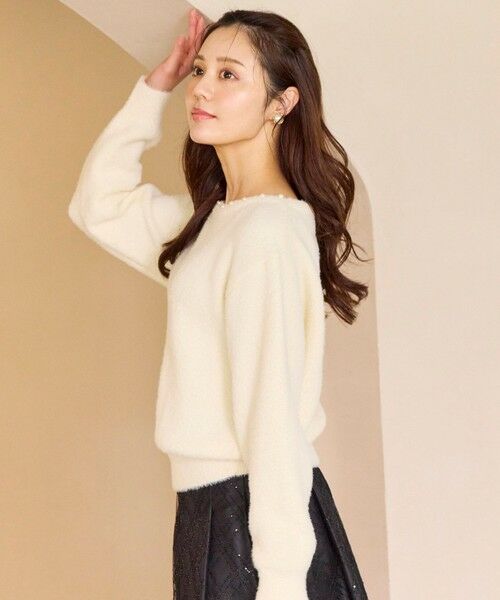 Feroux / フェルゥ ニット・セーター | パール付きシャギー ニット | 詳細3