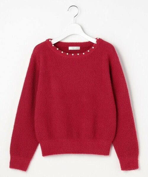 Feroux / フェルゥ ニット・セーター | パール付きシャギー ニット | 詳細8