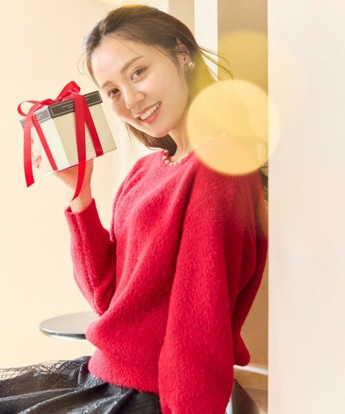 Feroux / フェルゥ ニット・セーター | パール付きシャギー ニット | 詳細7