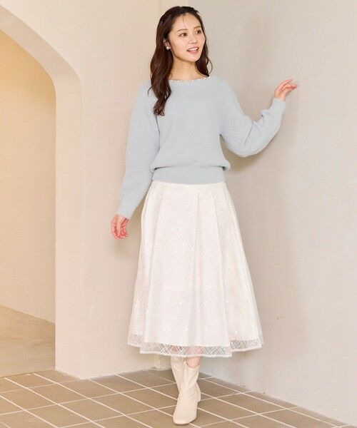 Feroux / フェルゥ ニット・セーター | パール付きシャギー ニット | 詳細9