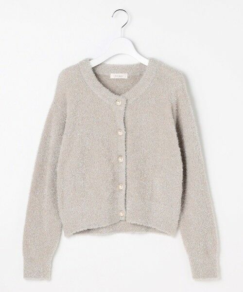 Feroux / フェルゥ カーディガン・ボレロ | キラキラシャギー ニット カーディガン | 詳細4
