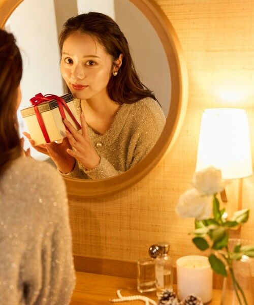 Feroux / フェルゥ カーディガン・ボレロ | キラキラシャギー ニット カーディガン | 詳細3