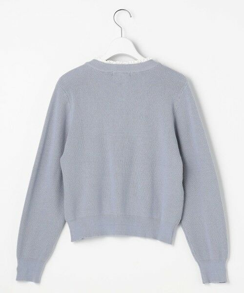 Feroux / フェルゥ カーディガン・ボレロ | レーストリム ニット カーディガン | 詳細11