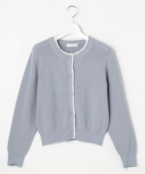 Feroux / フェルゥ カーディガン・ボレロ | レーストリム ニット カーディガン | 詳細13