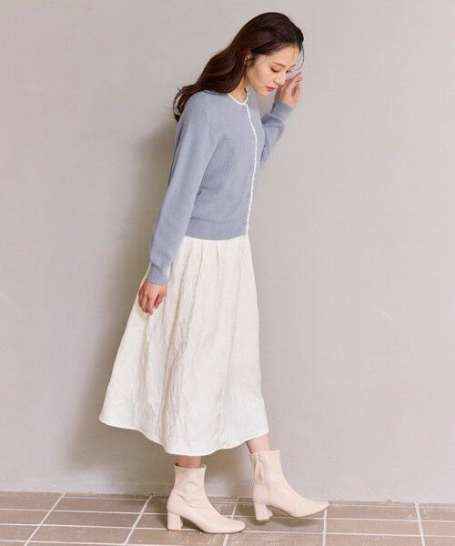 Feroux / フェルゥ カーディガン・ボレロ | レーストリム ニット カーディガン | 詳細2