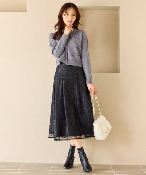 Feroux / フェルゥ カーディガン・ボレロ | リボンディテール カーディガン | 詳細9