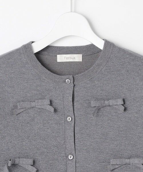 Feroux / フェルゥ カーディガン・ボレロ | リボンディテール カーディガン | 詳細11